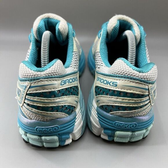 Brooks‎ Adrenaline GTS 13 Women Size 8 Shoes White Teal Blue Running Sneakers - Picture 4 of 9